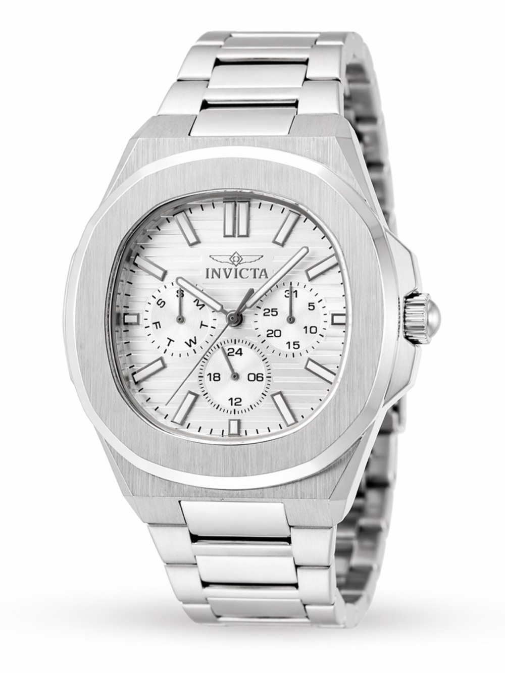Invicta 48324 Speedway Men's Watch Silver Dial Stainless Steel 41mm